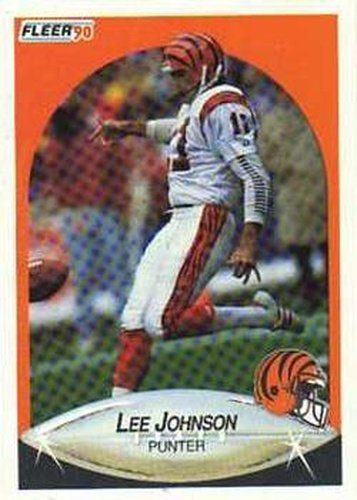 #217 Lee Johnson - Cincinnati Bengals - 1990 Fleer Football