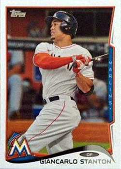 #217b Giancarlo Stanton - Miami Marlins - 2014 Topps Baseball