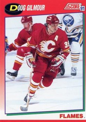 #218 Doug Gilmour - Calgary Flames - 1991-92 Score Canadian Hockey