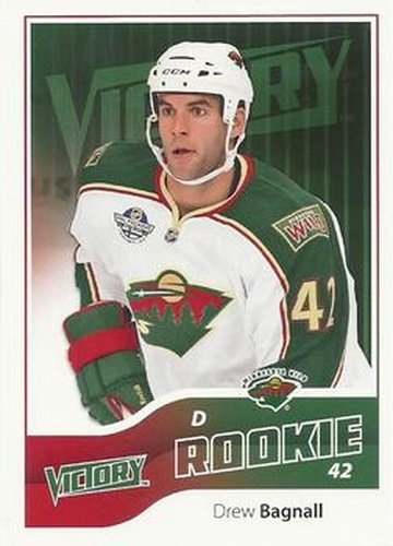 #218 Drew Bagnall - Minnesota Wild - 2011-12 Upper Deck Victory Hockey