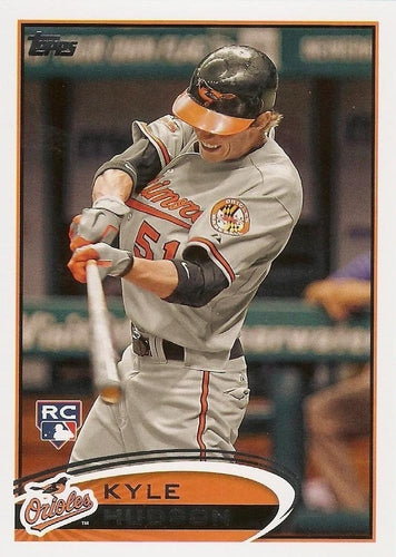 #218 Kyle Hudson - Baltimore Orioles - 2012 Topps Baseball