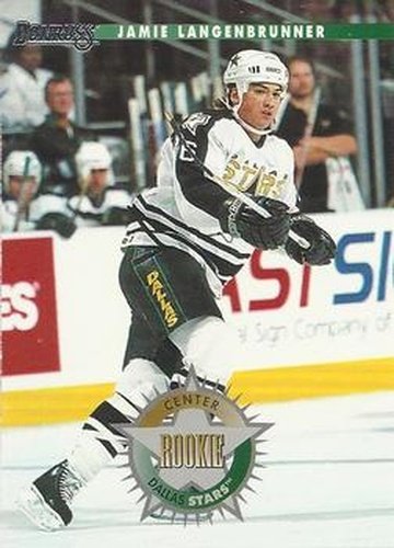 #218 Jamie Langenbrunner - Dallas Stars - 1996-97 Donruss Hockey