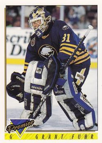 #218 Grant Fuhr - Buffalo Sabres - 1993-94 Topps Premier Hockey