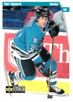 #218 Tony Granato - San Jose Sharks - 1997-98 Collector's Choice Hockey