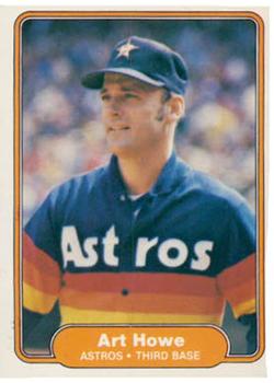 #218 Art Howe - Houston Astros - 1982 Fleer Baseball