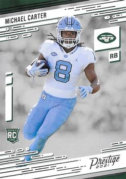 #218 Michael Carter - New York Jets - 2021 Panini Prestige Football