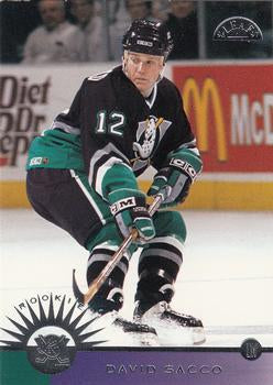 #218 David Sacco - Anaheim Mighty Ducks - 1996-97 Leaf Hockey