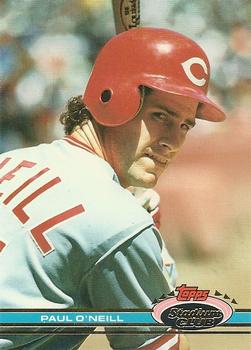 #218 Paul O'Neill - Cincinnati Reds - 1991 Stadium Club Baseball