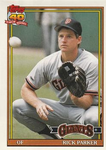 #218 Rick Parker - San Francisco Giants - 1991 O-Pee-Chee Baseball