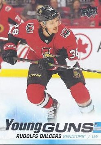 #218 Rudolfs Balcers - Ottawa Senators - 2019-20 Upper Deck Hockey