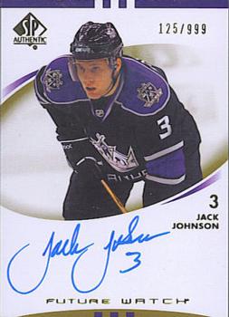 #218 Jack Johnson - Los Angeles Kings - 2007-08 SP Authentic Hockey