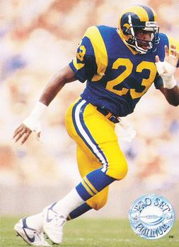 #218 Michael Stewart - Los Angeles Rams - 1991 Pro Set Platinum Football