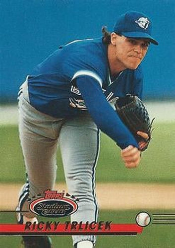 #218 Ricky Trlicek - Toronto Blue Jays - 1993 Stadium Club Baseball
