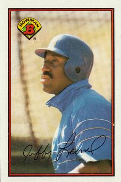 #218 Jeffrey Leonard - Seattle Mariners - 1989 Bowman Baseball