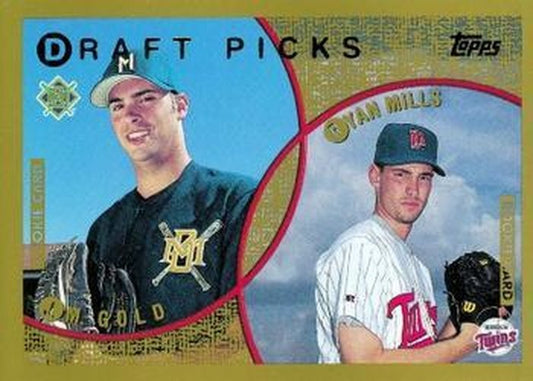 #218 J.M. Gold / Ryan Mills - Milwaukee Brewers / Minnesota Twins - 1999 Topps Baseball