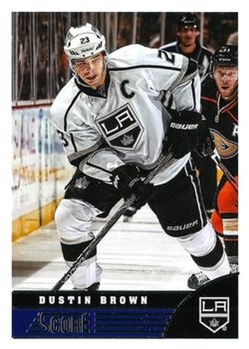 #218 Dustin Brown - Los Angeles Kings - 2013-14 Score Hockey