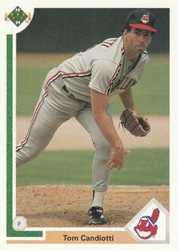 #218 Tom Candiotti - Cleveland Indians - 1991 Upper Deck Baseball