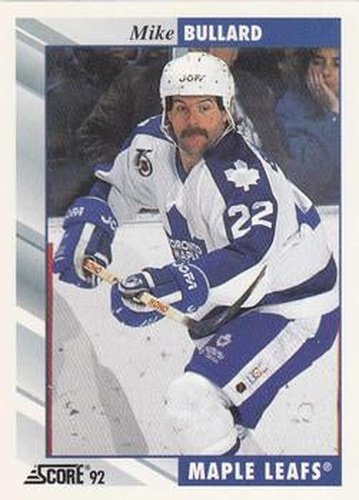 #218 Mike Bullard - Toronto Maple Leafs - 1992-93 Score USA Hockey