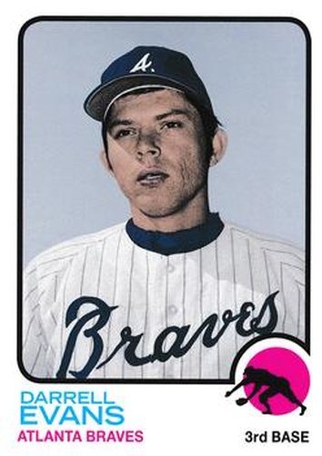 #218 Darrell Evans - Atlanta Braves - 2013 Topps Archives Baseball