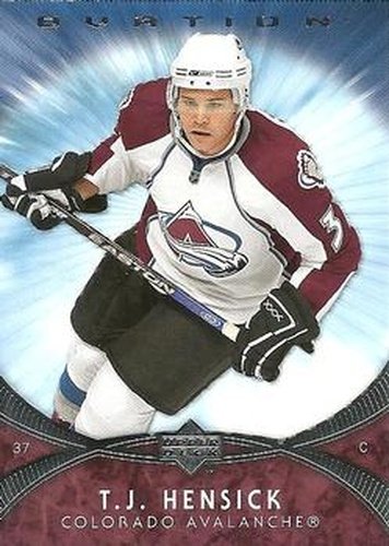 #218 T.J. Hensick - T.J. Hensick - 2007-08 Upper Deck Ovation Hockey