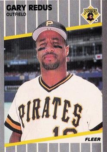 #218 Gary Redus - Pittsburgh Pirates - 1989 Fleer Baseball