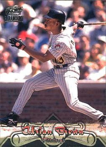 #218 Adrian Brown - Pittsburgh Pirates - 1998 Pacific Paramount Baseball