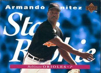 #218 Armando Benitez - Baltimore Orioles - 1995 Upper Deck Baseball