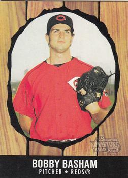#218 Bobby Basham - Cincinnati Reds - 2003 Bowman Heritage Baseball