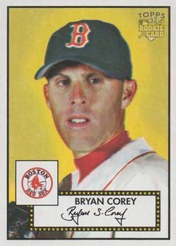 #218 Bryan Corey - Boston Red Sox - 2006 Topps 1952 Edition Baseball
