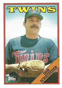 #218 Dan Schatzeder - Minnesota Twins - 1988 Topps Baseball