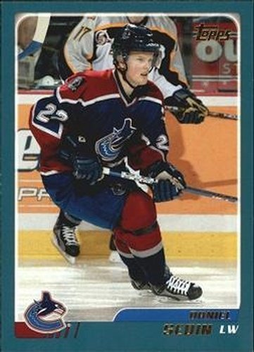 #218 Daniel Sedin - Vancouver Canucks - 2003-04 Topps Hockey