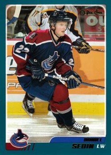 #218 Daniel Sedin - Vancouver Canucks - 2003-04 O-Pee-Chee Hockey