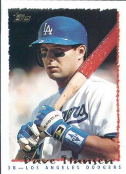 #218 Dave Hansen - Los Angeles Dodgers - 1995 Topps Baseball