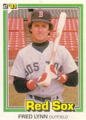 #218 Fred Lynn - Boston Red Sox - 1981 Donruss Baseball