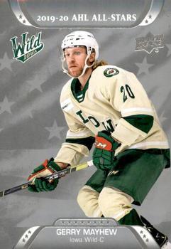 #218 Gerald Mayhew - Iowa Wild - 2020-21 Upper Deck AHL Hockey