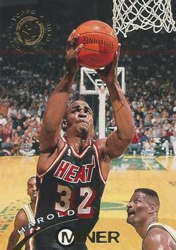 #218 Harold Miner - Miami Heat - 1994-95 Stadium Club Basketball