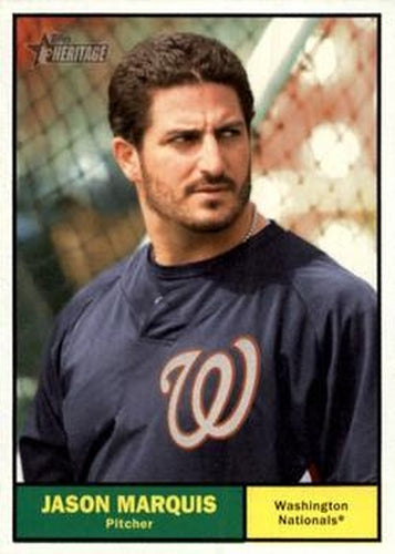 #218 Jason Marquis - Washington Nationals - 2010 Topps Heritage Baseball