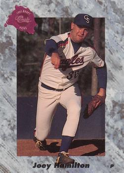 #218 Joey Hamilton - San Diego Padres - 1991 Classic Four Sport