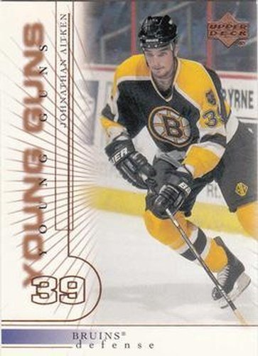 #218 Johnathan Aitken - Boston Bruins - 2000-01 Upper Deck Hockey