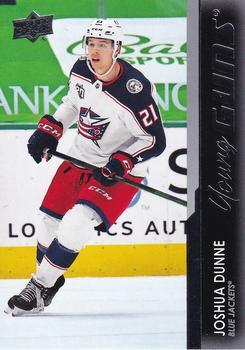 #218 Joshua Dunne - Columbus Blue Jackets - 2021-22 Upper Deck Hockey