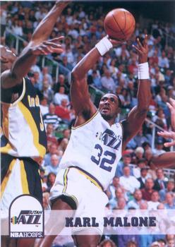 #218 Karl Malone - Utah Jazz - 1993-94 Hoops Basketball