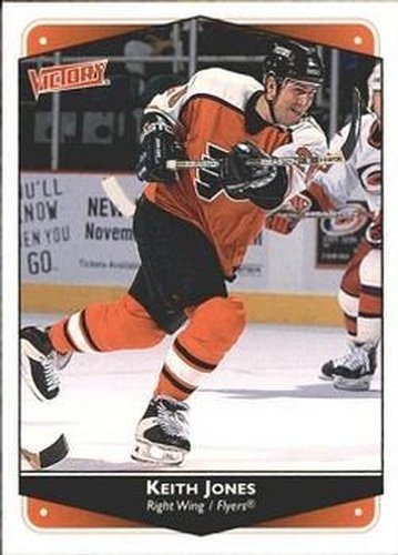 #218 Keith Jones - Philadelphia Flyers - 1999-00 Upper Deck Victory Hockey