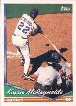 #218 Kevin McReynolds - Kansas City Royals - 1994 Topps Baseball