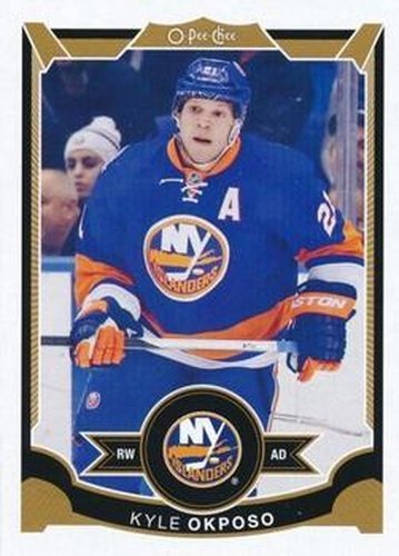 #218 Kyle Okposo - New York Islanders - 2015-16 O-Pee-Chee Hockey