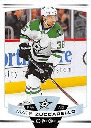 #218 Mats Zuccarello - Dallas Stars - 2019-20 O-Pee-Chee Hockey