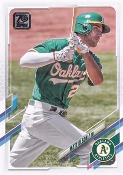 #218 Matt Olson - Oakland Athletics - 2021 Topps Baseball