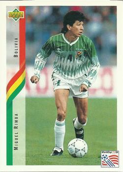 #218 Miguel Rimba - Bolivia - 1994 Upper Deck World Cup Contenders English/Spanish Soccer