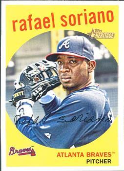 #218 Rafael Soriano - Atlanta Braves - 2008 Topps Heritage Baseball
