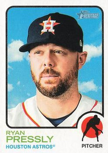 #218 Ryan Pressly - Houston Astros - 2022 Topps Heritage Baseball