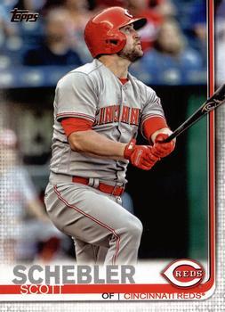 #218 Scott Schebler - Cincinnati Reds - 2019 Topps Baseball